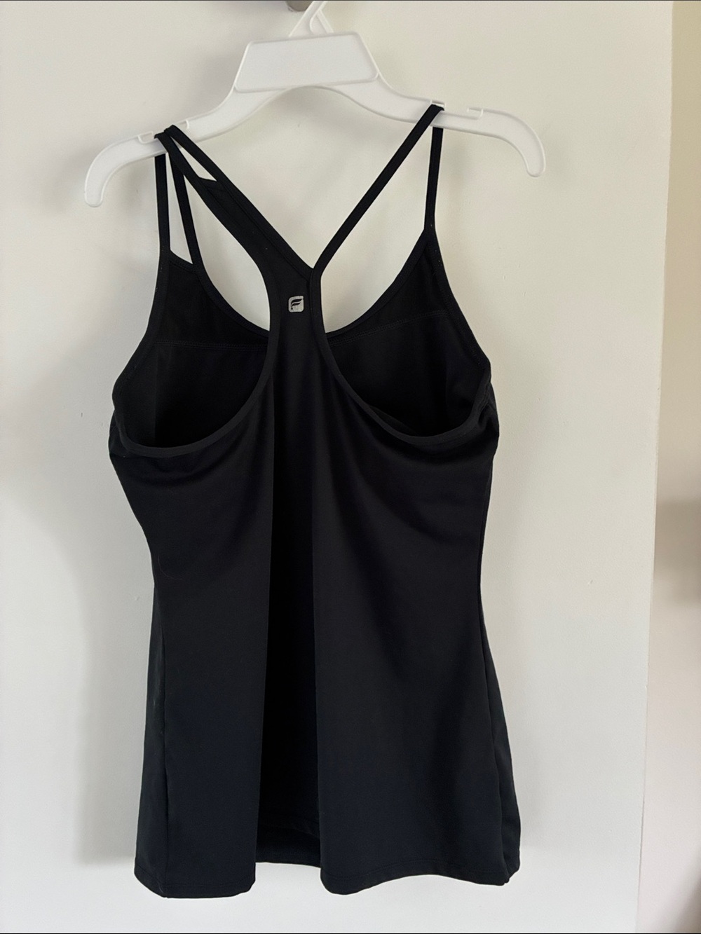 Fabletics Black Strappy Racerback Tank